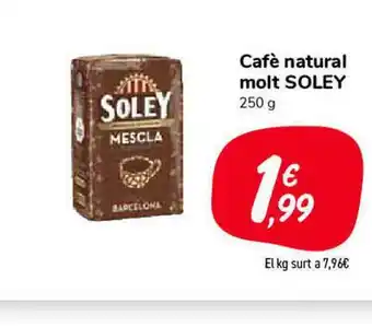 Carrefour Market Cafè Natural Molt Soley oferta