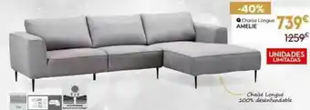 Conforama Chaise Longue Amelie oferta
