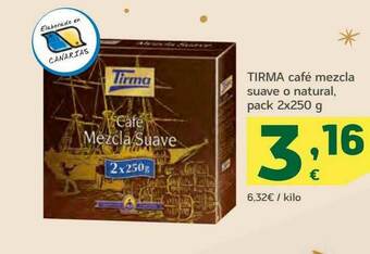 HiperDino Tirma Café Mezcla Suave O Natural oferta