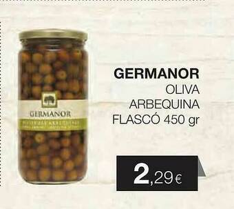 Plusfresc Germanor Oliva Arbequina Flascó oferta