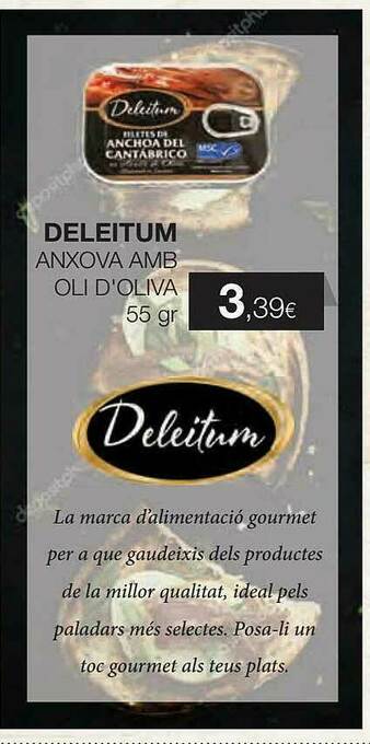 Plusfresc Deleitum Anxova Amb Oli D'oliva oferta