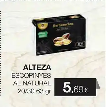 Plusfresc Alteza Escopinyes Al Natural oferta