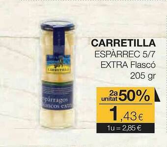 Plusfresc 2a Unitat 50% Carretilla Espàrrec 5 7 Extra Flascó oferta