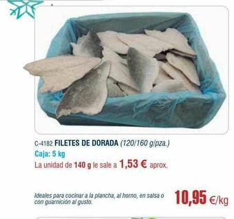 Abordo Filetes De Dorada oferta