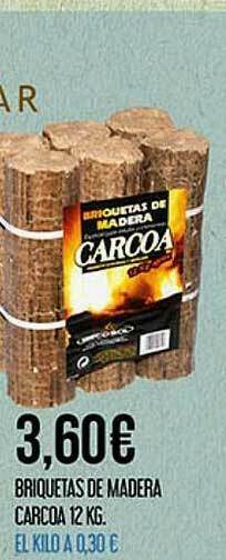Claudio Briquetas De Madera Carcoa oferta