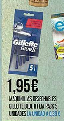 Claudio Maquinillas Desechables Gillette Blue Ii Fija oferta