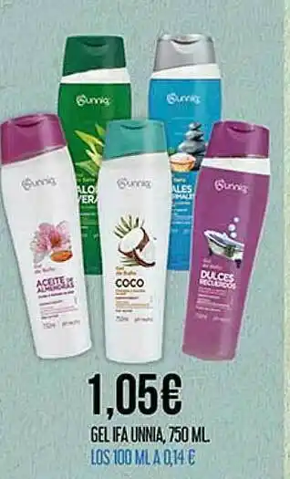Claudio Gel Ifa Unnia oferta