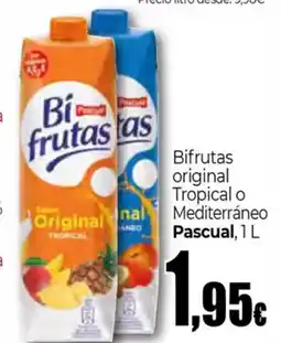Unide Supermercados PASCUAL Bifrutas tas Original na Mediterráneo oferta