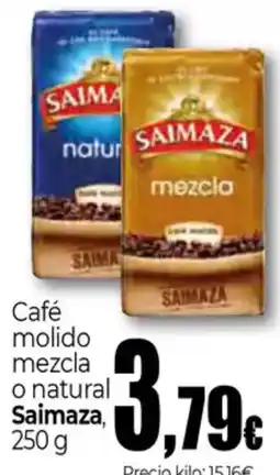 Unide Supermercados SAIMAZA Café molido mezcla o natural oferta
