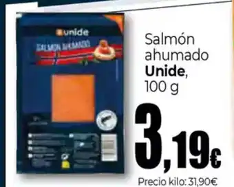 Unide Supermercados UNIDE Salmón ahumado oferta