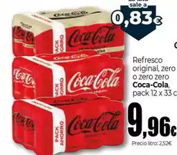 Unide Supermercados COCA COLA Refresco original, zero o zero zero oferta