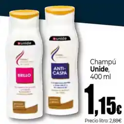Unide Supermercados UNIDE Champú oferta
