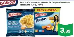 Sorli Pescanova - anells a la romana o varetes de lluc arrebossades oferta