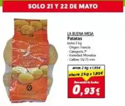 Hiper Usera Solo - patatas oferta