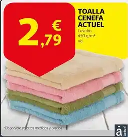 Alcampo Actuel - toalla cenefa oferta