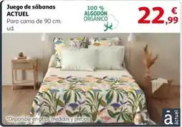Alcampo Actuel - juego de sábanas oferta