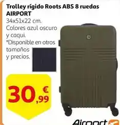 Alcampo Abs - trolley rigido roots 8 ruedas oferta