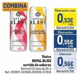 Makro Royal - tonica surtido de sabores oferta