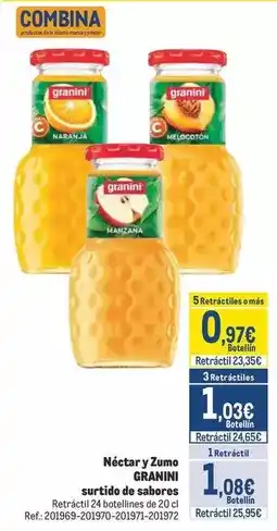 Makro Granini - néctar y zumo surtido de sabores oferta