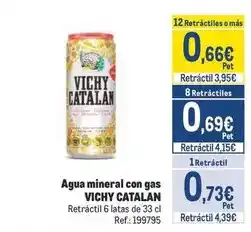 Makro Vichy catalán - agua mineral con gas oferta
