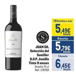 Makro Jumilla - selección del sumiller d.o.p. tinto 9 meses oferta
