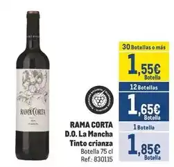 Makro Rama corta - d.o. la mancha tinto crianza oferta