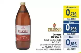 Makro Felsgold - cerveza oferta