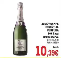 Makro Essential - juvé y camps purpura d.o. cava brut reserva oferta