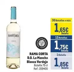 Makro Rama corta - d.o. la mancha blanco verdejo oferta
