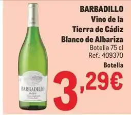 Makro Barbadillo - vino de la tierra de cadiz blanco de albariza oferta