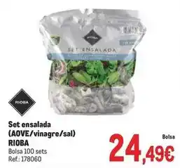 Makro Rioba - set ensalada oferta