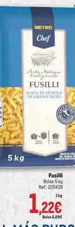Makro Chef select - fusilli oferta