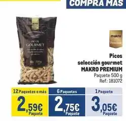 Makro Makro - picos selección gourmet oferta