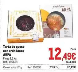 Makro Santiago - tarta de queso con arandanos oferta