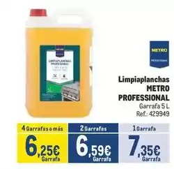 Makro Metro professional - limpiaplanchas oferta
