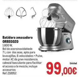 Makro Orbegozo - batidora amasadora oferta
