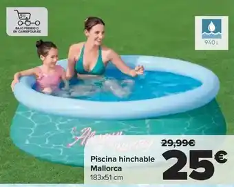 Carrefour Piscina hinchable mallorca oferta
