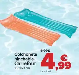 Carrefour Carrefour - colchoneta hinchable oferta