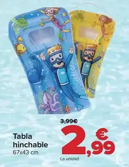 Carrefour Tabla hinchable oferta