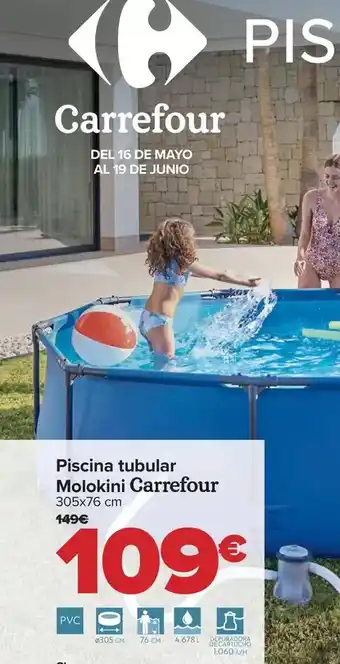 Carrefour Carrefour - piscina tubular molokini oferta