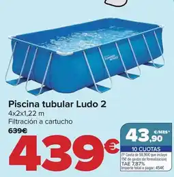 Carrefour Piscina tubular ludo 2 oferta