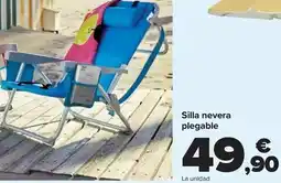 Carrefour Silla nevera plegable oferta