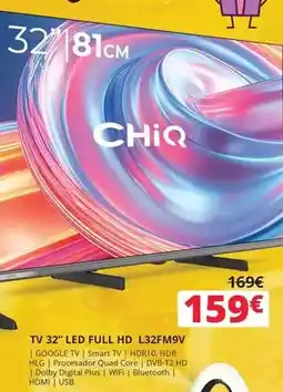 Dynos Informática Chiq - tv 32 led full hd l32fm9v oferta