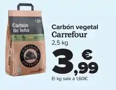 Carrefour Carrefour - carbón vegetal oferta