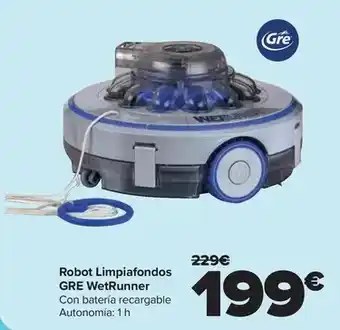 Carrefour Gre - robot limpiafondos gre wetrunner oferta