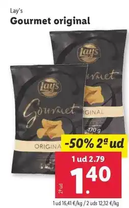 Lidl Lay's - gourmet original oferta