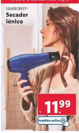 Lidl Silvercrest - secador ionico oferta