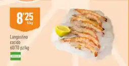 Supermercados Deza Langostino cocido oferta