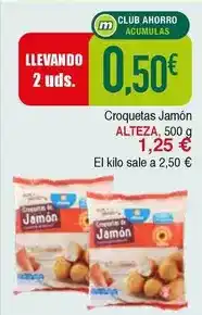 Masymas Alteza - croquetas jamón oferta