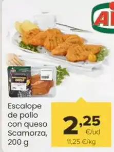 Autoservicios Familia Aia - escalope de pollo con queso scamorza oferta